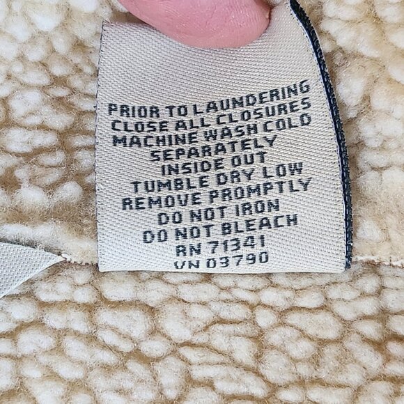 NWOT Faux Suede Sherpa-Lined Long Coat XS fits like a SM - Picture 11 of 11